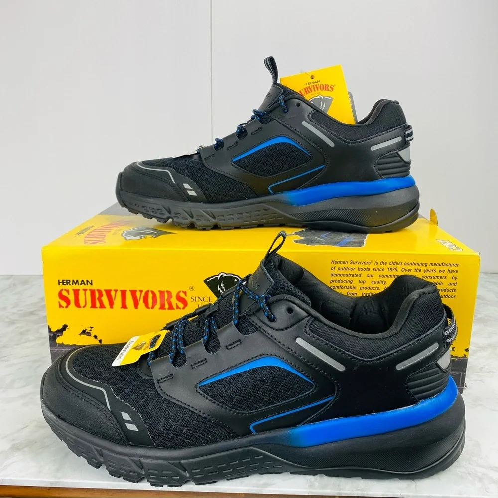 Herman Survivors Women 11 Cassle Composite Toe Work Shoes Slip Oil Resistant New